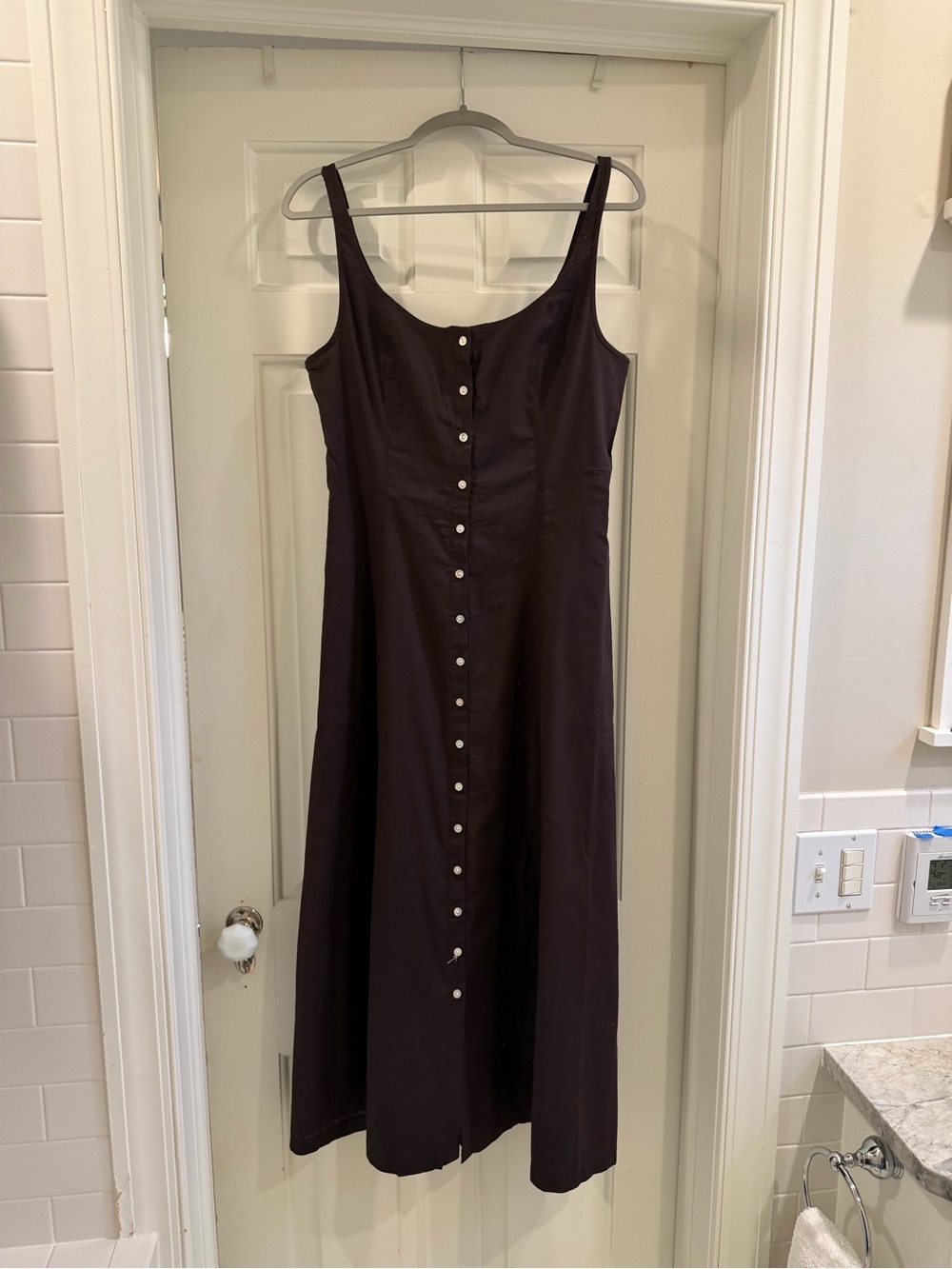 The Normal Brand Eleanor Dress in Umber - Picture 4 of 15